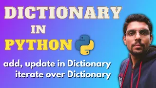 Dictionary in Python Working with Dictionary Add and Update Values in Dictionary Loop over it