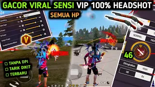 2026 VIRAL ( SENSI VIP FF AUTO HEADSHOT ) ⚙️🔓CARA SETTING SENSITIVITAS FF AUTO HEADSHOT & SETTING