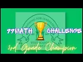 3rd Grade 99math Challenge