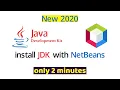 How to Download and Install Java JDK with NetBeans 2020