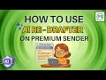 How to Rewrite WhatsApp Messages Using AI Premium Sender Re-drafter Tutorial