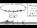 lauhonmin Mother Daughter Mother Son Grandmother Grandson Granddaughter Charm Bracelets Mom Gifts M