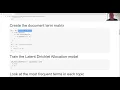 Topic modeling with latent dirichlet allocation LDA