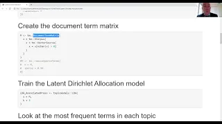 Topic modeling with latent dirichlet allocation LDA