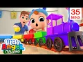 Download Lagu Impara col Trenino a Colori 🟡🟢 Cartoni Animati con Gianni Piccino - Little Angel Italiano
