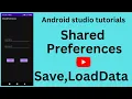 Shared Preferences - Save Load Delete data in device Android Studio Kotlin Login data json