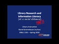 CSU Library - ENGL 1101 Part 2 Information Sources