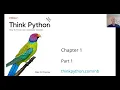 Think Python Chapter 1 Part 1