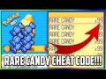 Pokemon Ruby Cheats 2021 Pokemon Ruby Rare Candy Cheat Code