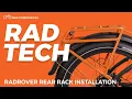RadRover Rear Rack Installation Rad Tech
