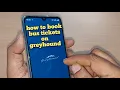 how to book bus tickets on greyhound