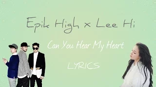 epik high ft lee hi can you hear my heart scarlet heart ryeo ost part 6 han rom eng lyrics 