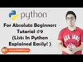 Python Lists And List Functions Python Tutorials For Absolute Beginners In Hindi