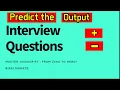 Predict Output concat - subtract operator JavaScript Interview Questions Zero to Hero