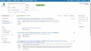 Searching EBSCO Host databases - CINAHL