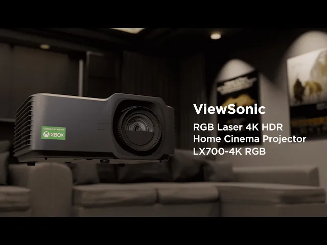 ViewSonic LX700-4K RGB | 4K HDR RGB Laser Home Cinema Projector | Discover the Unseen