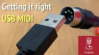 USB و MIDI كل ما تحتاج إلى معرفته للقيام بذلك بشكل صحيح شرح USB MIDI Host مقابل Interface 