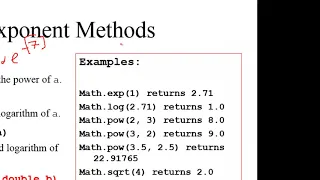 Java Ch4 Mathematical Functions