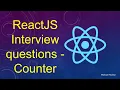 ReactJS interview questions - counter with React hooks