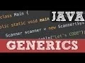 Generics en Java Clases y objetos genericos - Tutorial