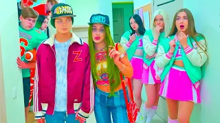 MY BOYFRIEND AT HIGH SCHOOL WITH NEW GIRLFRIEND ZOMBIE!!! SHOCK