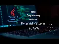 Full Pyramid Star Pattern using Nested Loops in Java Pattern Printing 24