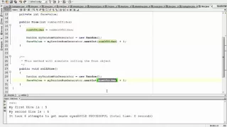 Creating Dice Objects