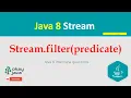 java 8 stream api filter collect filter function collect function interview okay java