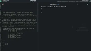 Implement LRU Cache Python