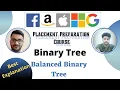 Balanced Binary Tree Binary Tree 13 Placement Preparation Series C LeetCode 110