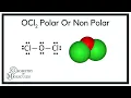 Is OCl2 Polar or Nonpolar Dichlorine Monoxide