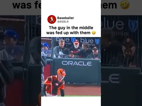 he was done π€£ #baseball