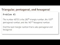 Project Euler Problem 45