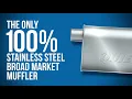 Walker Quiet-Flow 100 Stainless Steel Muffler