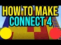 How To Make Connect 4 In Minecraft Bedrock Java Survival Tutorial