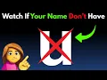 Lagu Watch this video if your name doesn’t have letter “U”