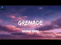 Bruno Mars - Grenade  (Lyrics)