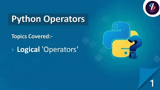 Python Tutorial For Beginners in Hindi Logical Operators in Python Python Tutorial