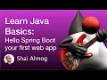 Java Basics - Hello Spring Boot Learn to code java tutorial rest API