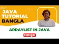 Java Bangla Tutorials 26 ArrayList in Java ArrayList vs Array Coding With Dada