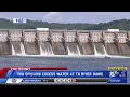 TVA spilling excess water at dams ahead of storms