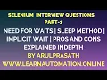 Selenium Interview Questions PART-1 Implicit Wait Explained in Depth Tamil