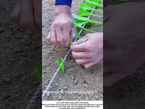 DIY Plastic Bottle Seeder – Farmer Sows Seeds in a Greenhouse 🌱🧴
