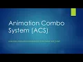 Animation Combo System 1-3 Introduction
