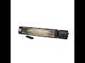 SIP 09586 Universal Electric Halogen Heater With Remote Control 2kW 230V Black