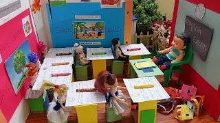 Dilli Wali Barbie Epi-293/English Exam in Dolls School 🏫 Dolls in Classroom