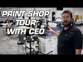 Wholesale Print Shop Tour - 21 400 SQFT Building