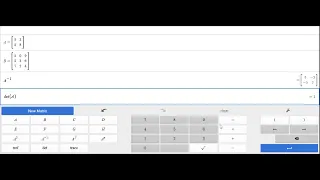 Desmos for Matrices - Determinant and Inverses