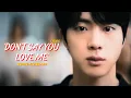 Download Lagu Don't Say You Love Me Lyrics Lofi | Jin | Slowed + Reverb | Soulful Lofi