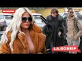 Khloe Kardashian embraces glam style in fuzzy coat and high heel boots